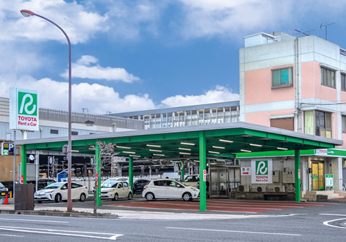 岡山駅のレンタカー トヨタレンタリース岡山